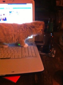 ezra's first IT lesson